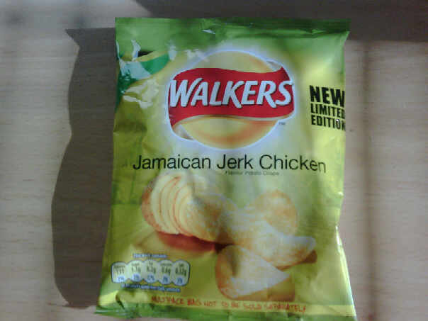 Walkers Jerk Chicken crisps