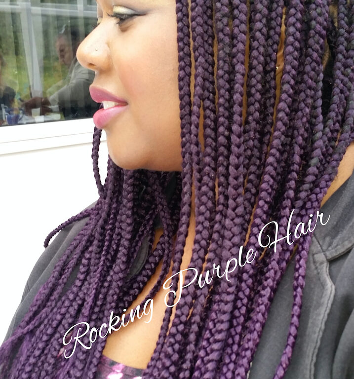 Rocking Purple Hair